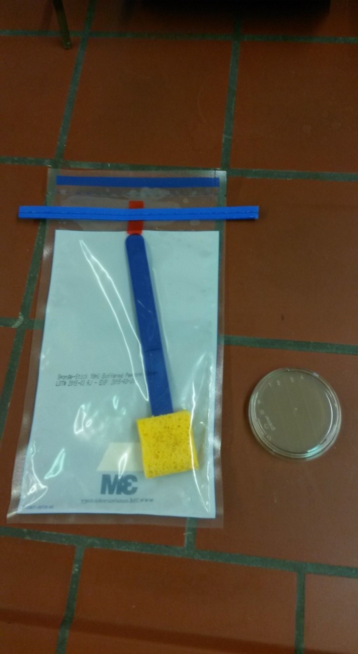 Bevochtigde swab